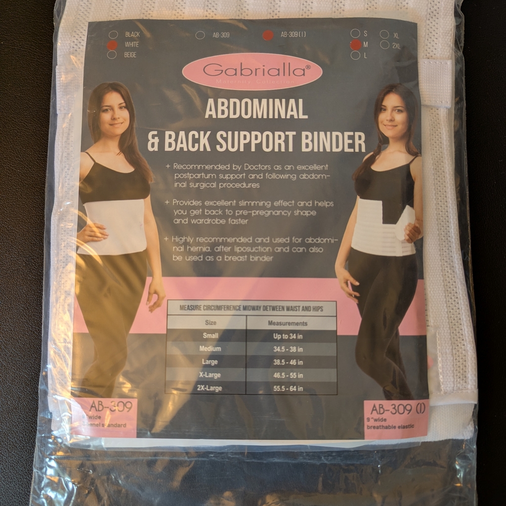 Gabriella Abdominal & Back Support Binder